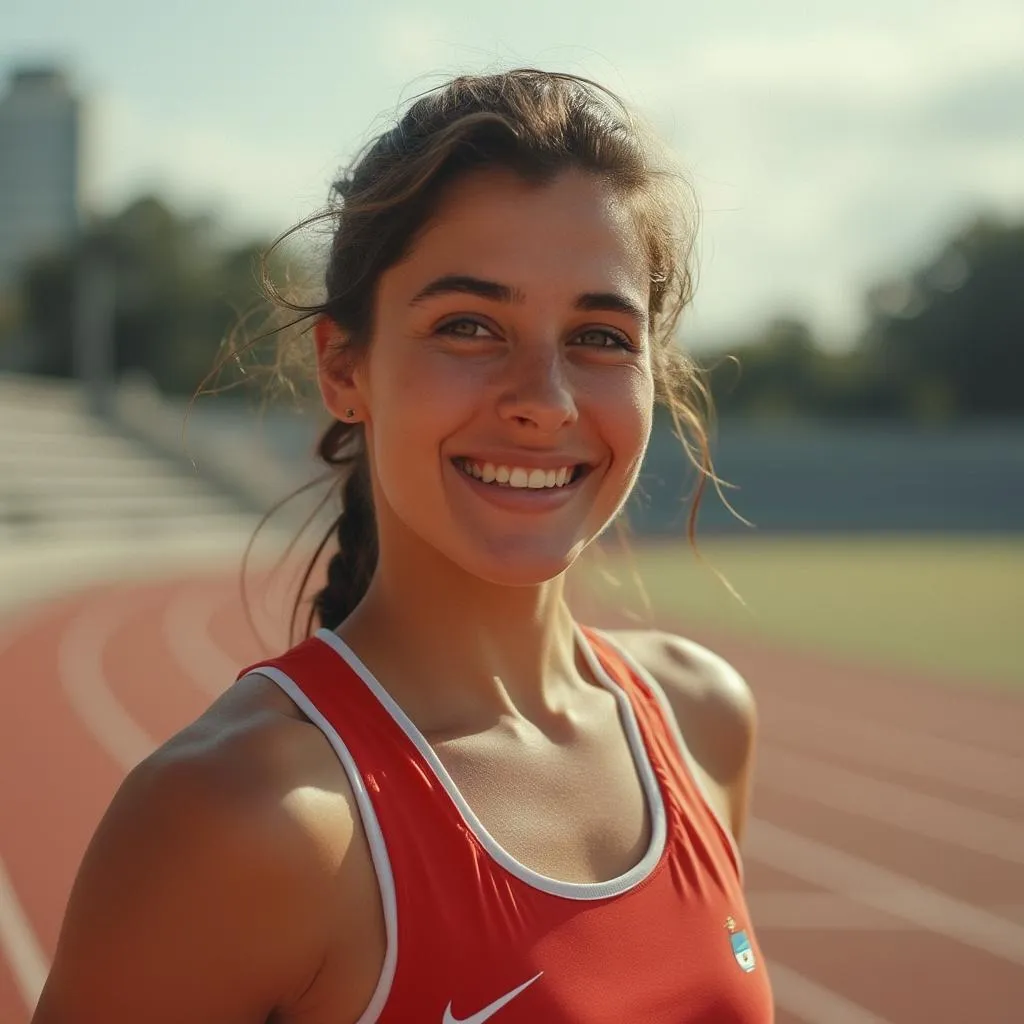 María Gómez, corredora de maratones